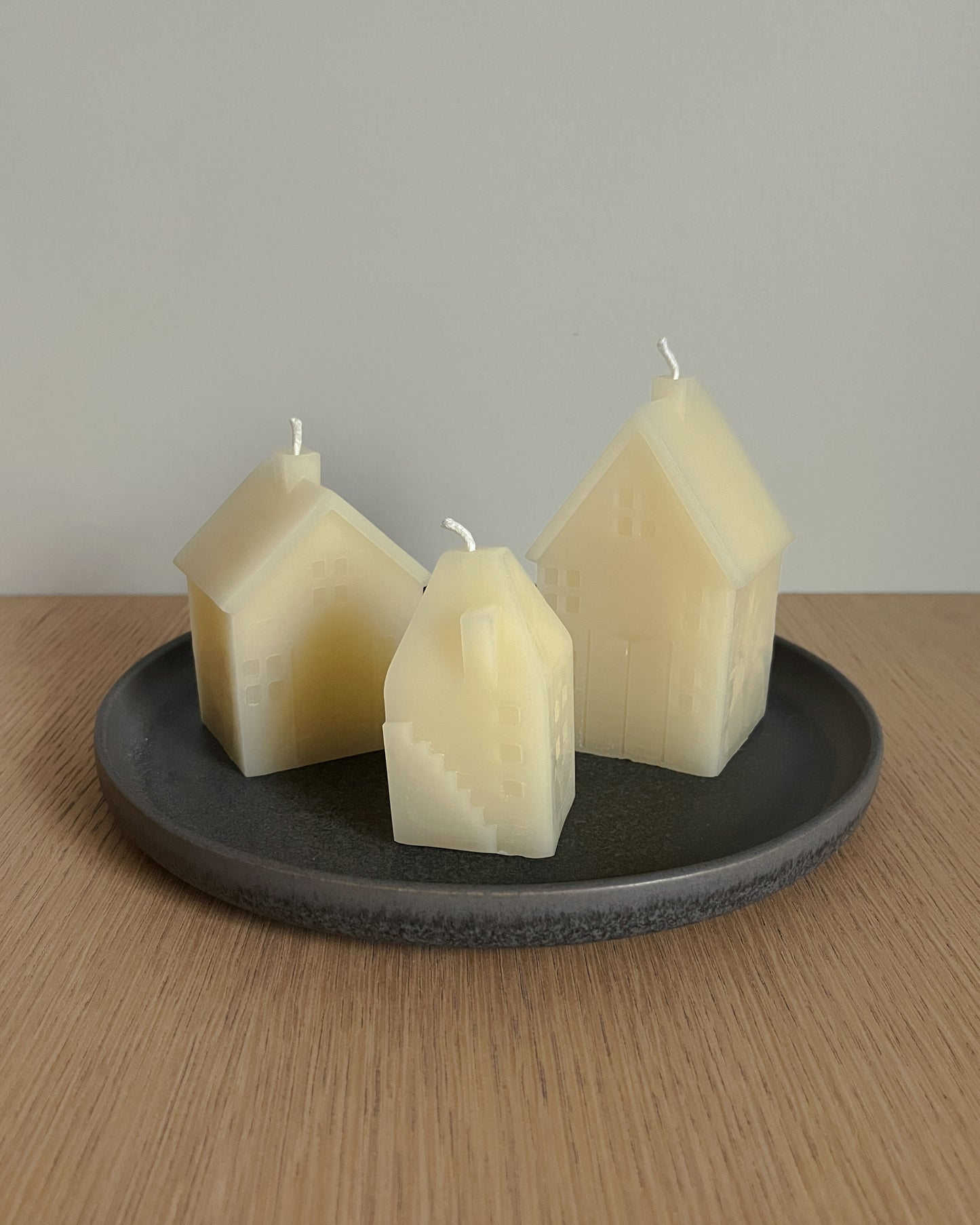 Beeswax Holiday Houses Set