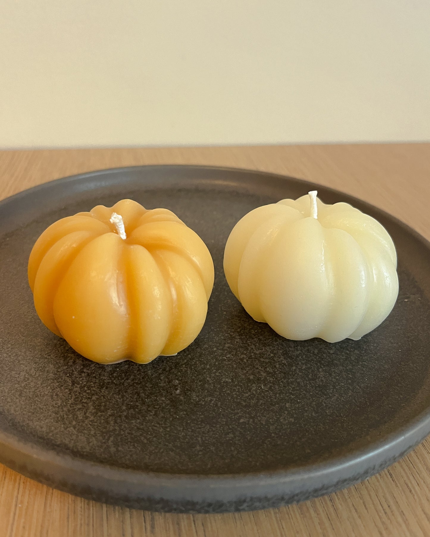 Beeswax Pumpkin Candle