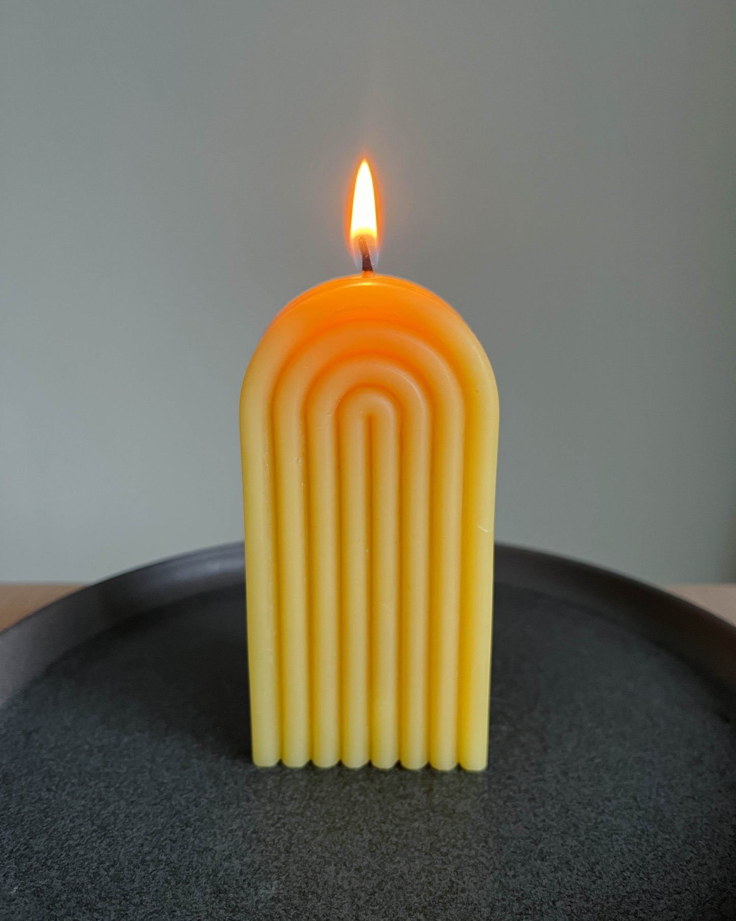 Beeswax Arch Candle