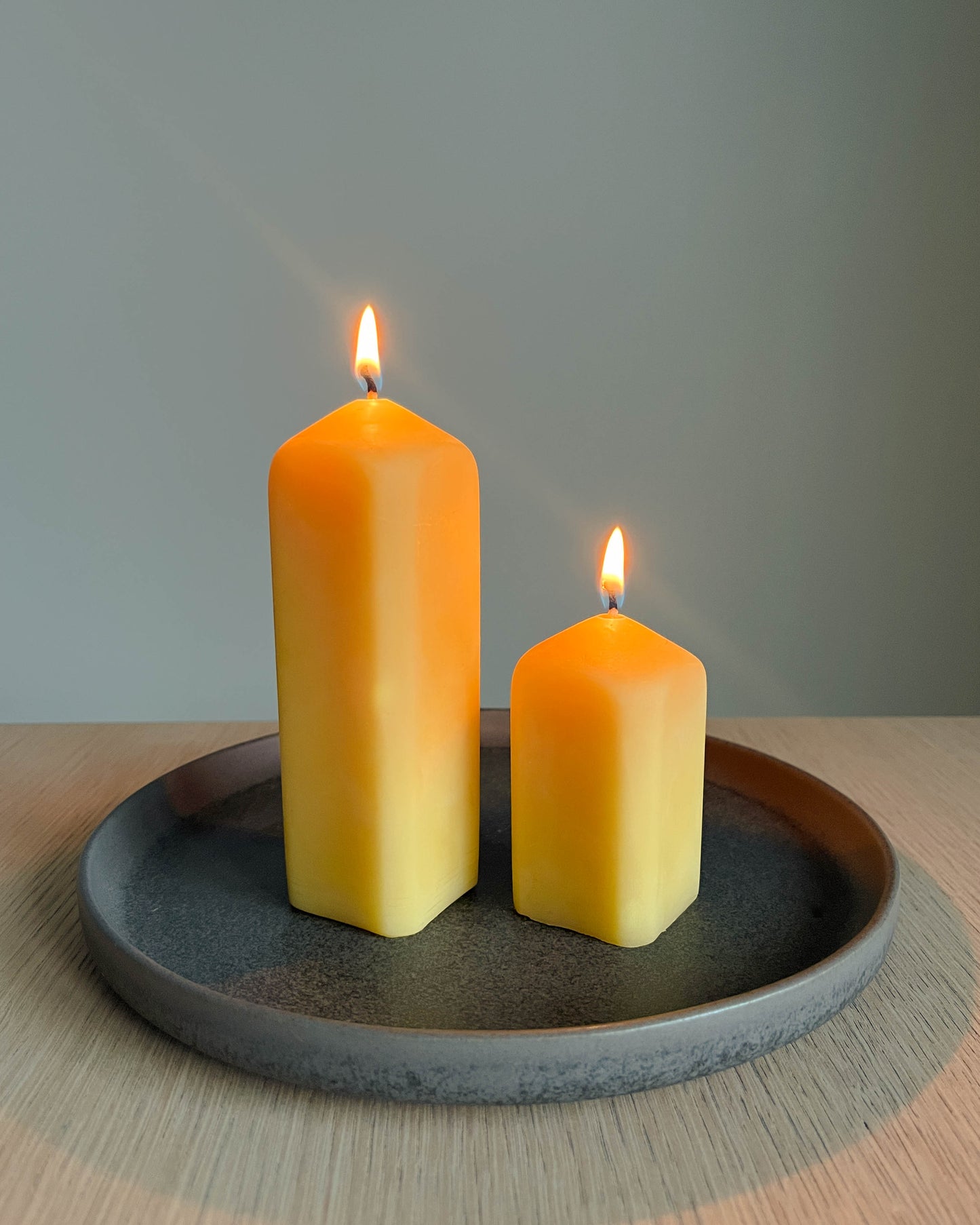Beeswax Square Pillar Candle