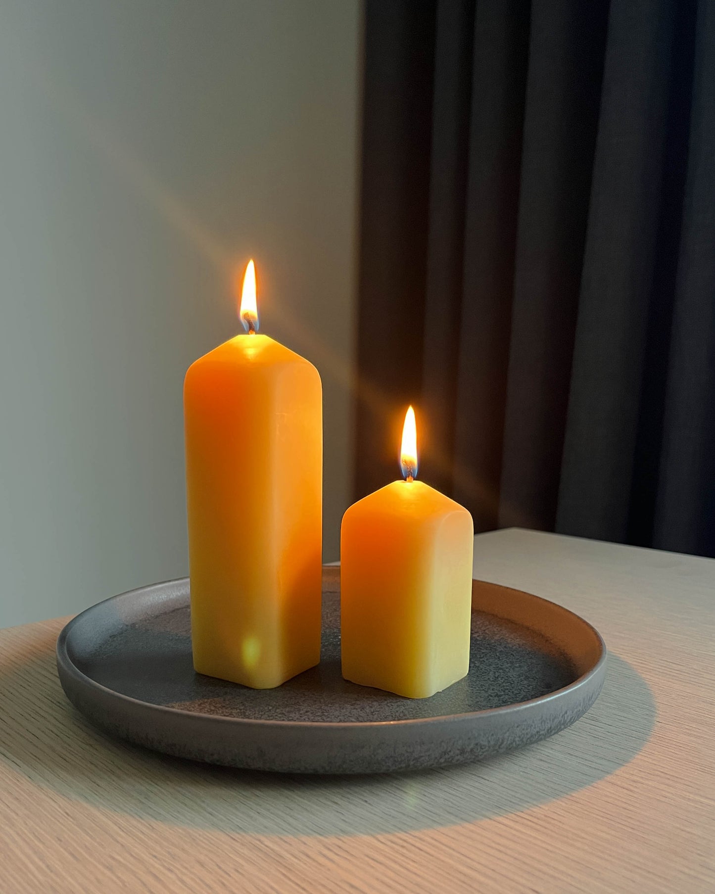 Beeswax Square Pillar Candle