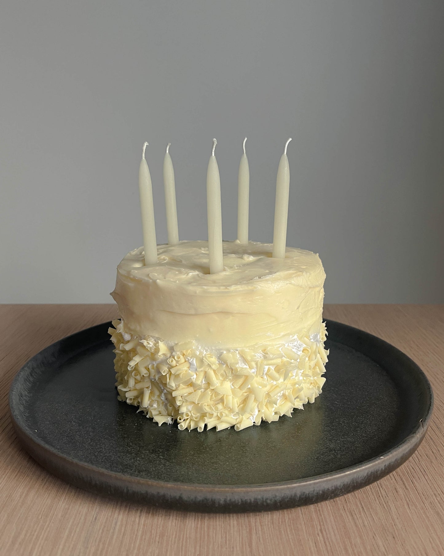 3" Beeswax Birthday Cake Taper Candles