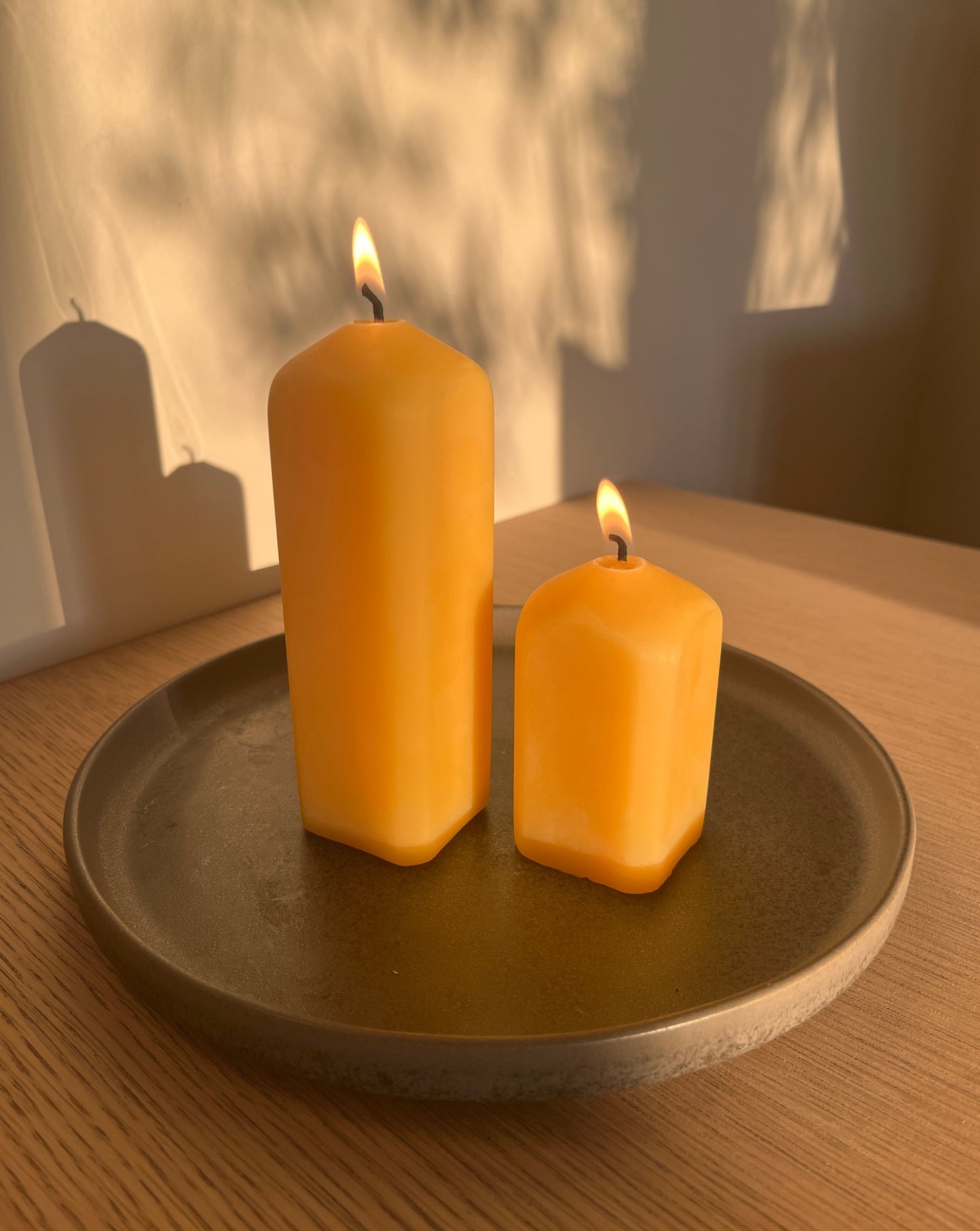 Beeswax Square Pillar Candle