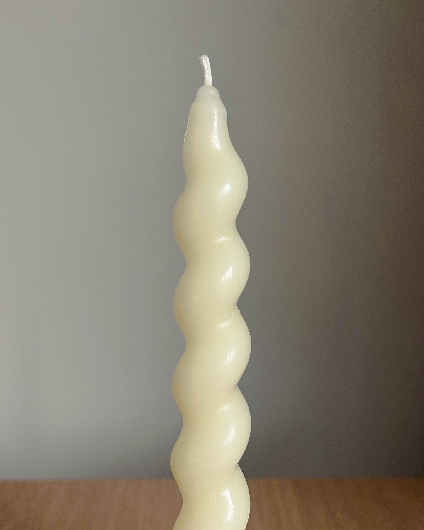 Beeswax Spiral Taper Candle