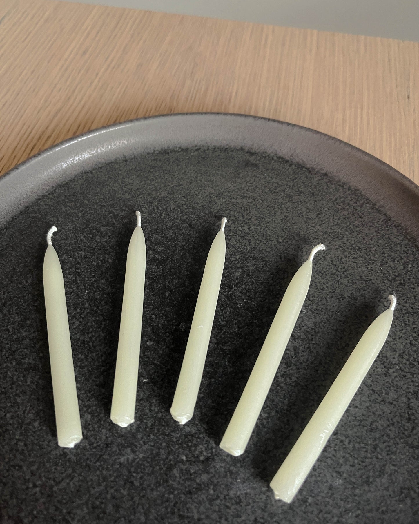 3" Beeswax Birthday Cake Taper Candles