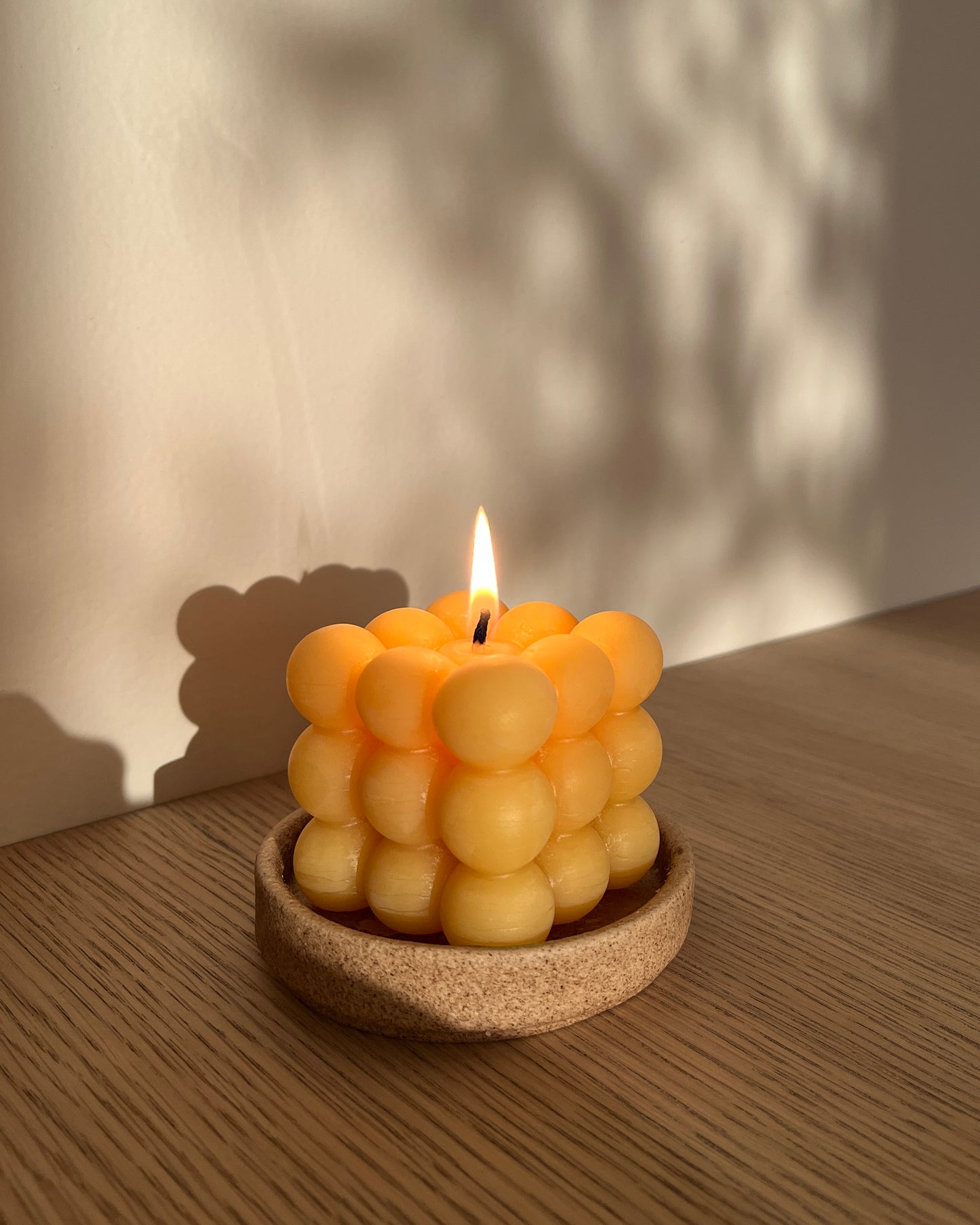 Beeswax Classic Bubble Candle