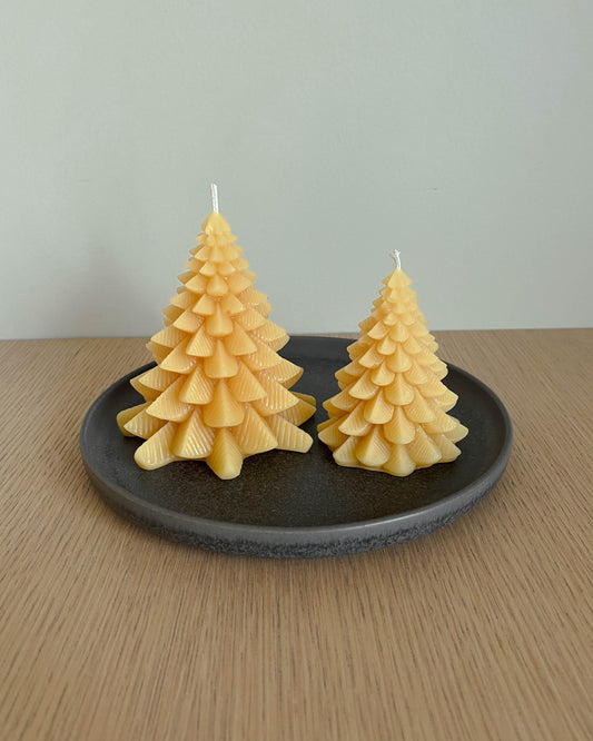 Beeswax Modern Christmas Tree Set