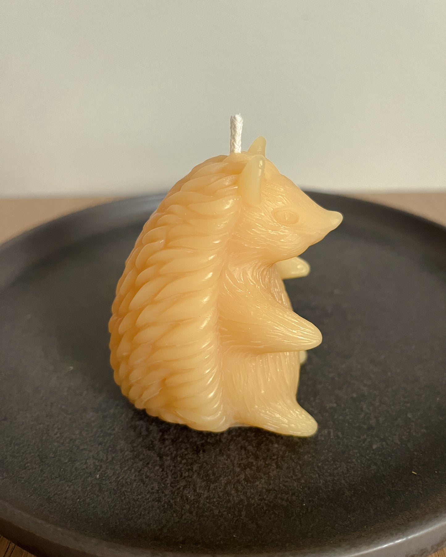 Beeswax Hedgehog Candle