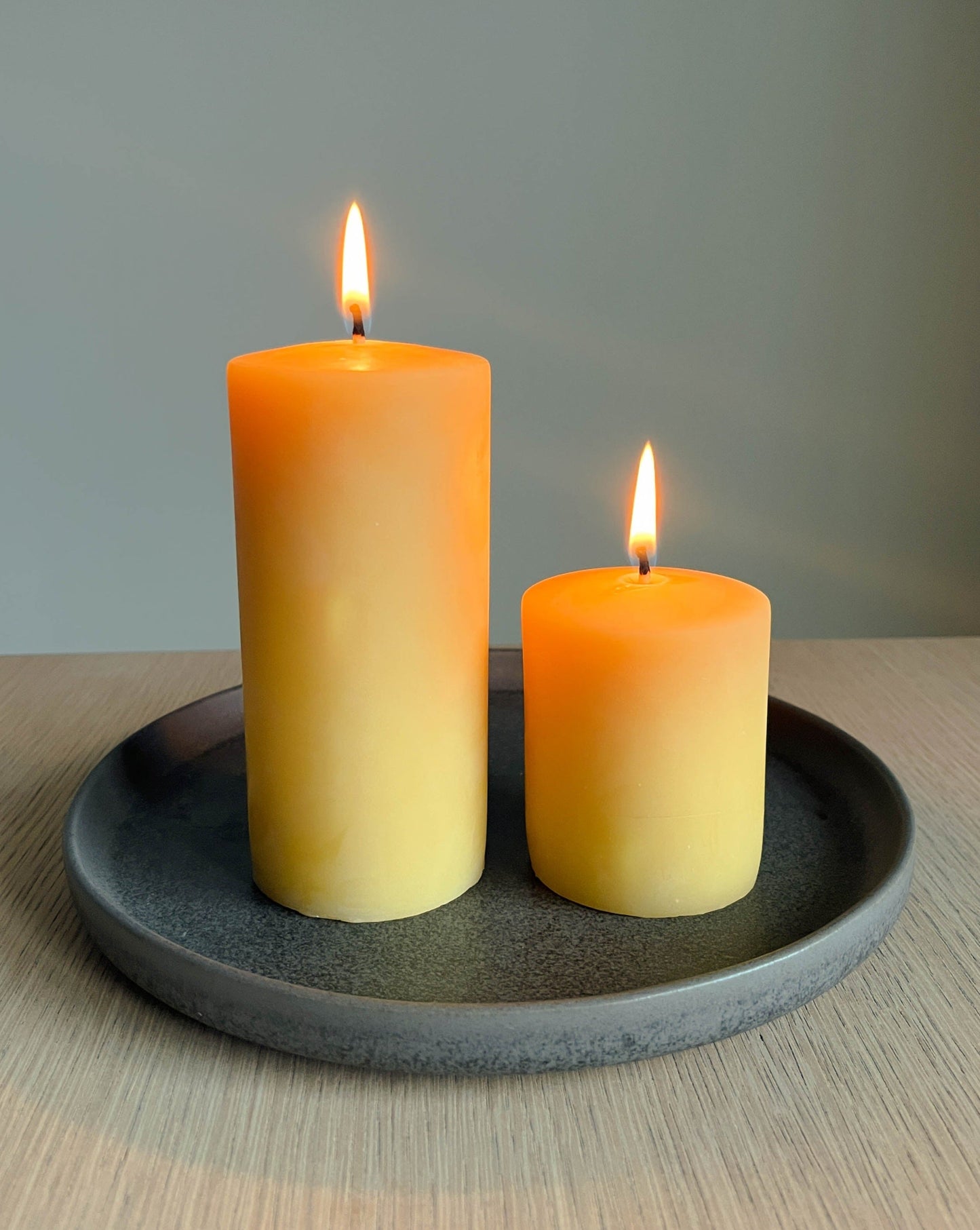 Beeswax Smooth Pillar Candle