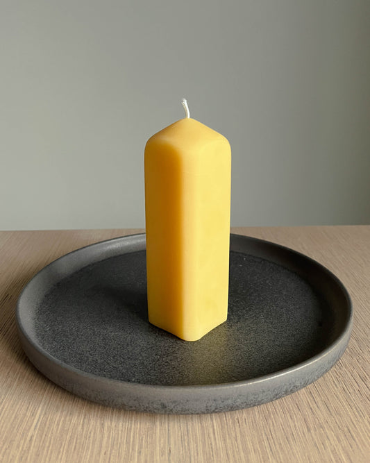 Beeswax Square Pillar Candle