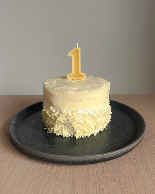 Beeswax Birthday Number Candles