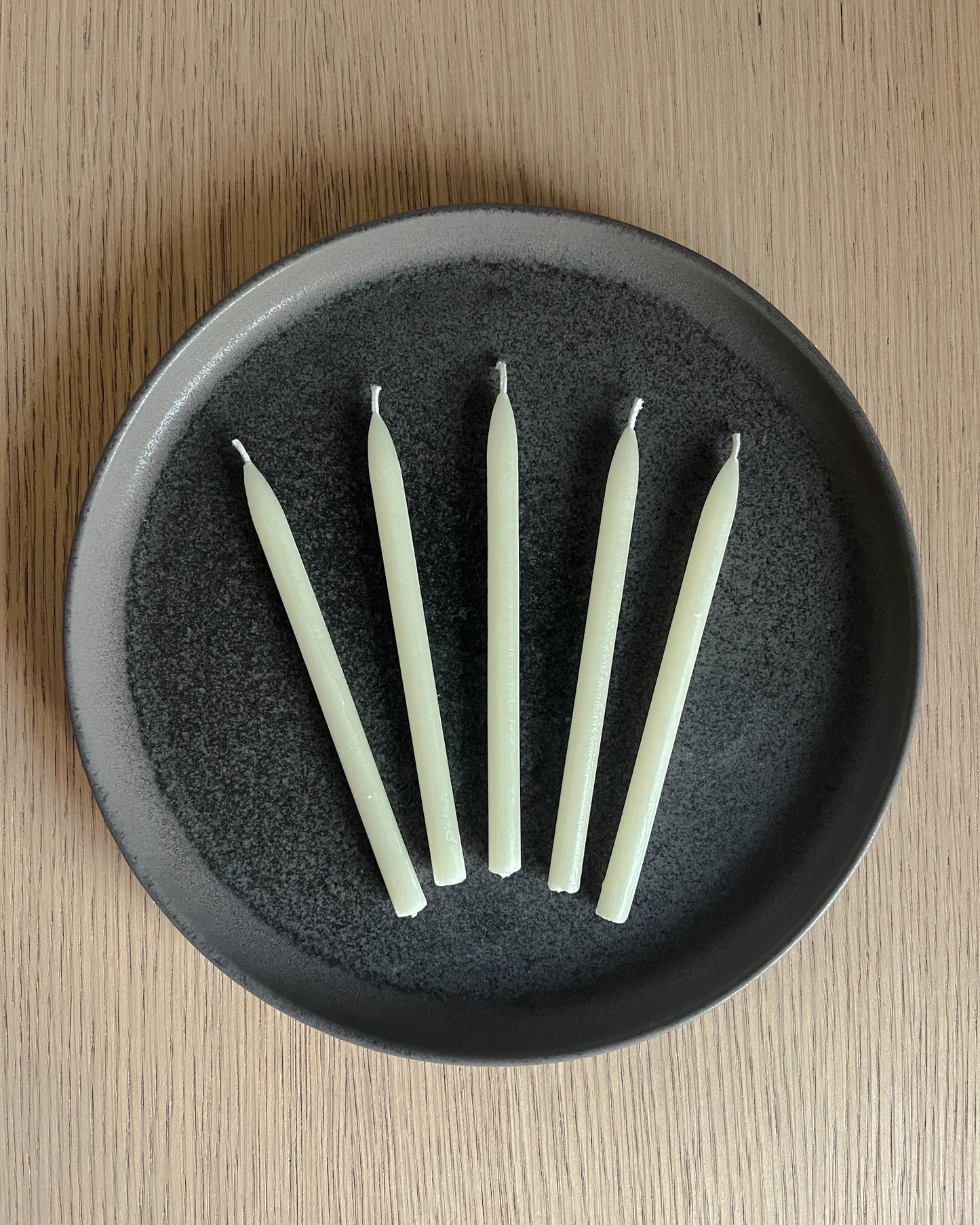 5" Beeswax Birthday Cake Taper Candles