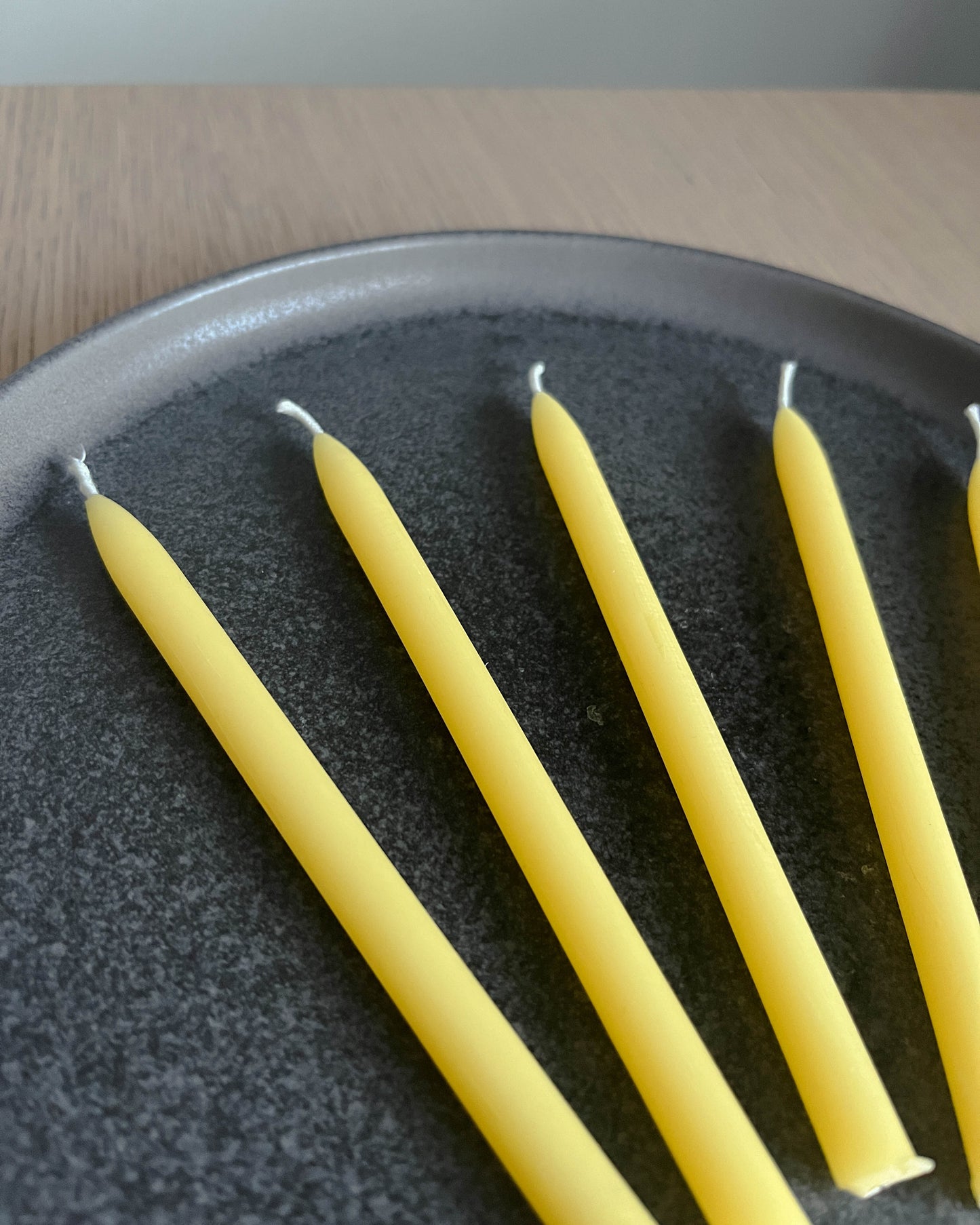 5" Beeswax Birthday Cake Taper Candles