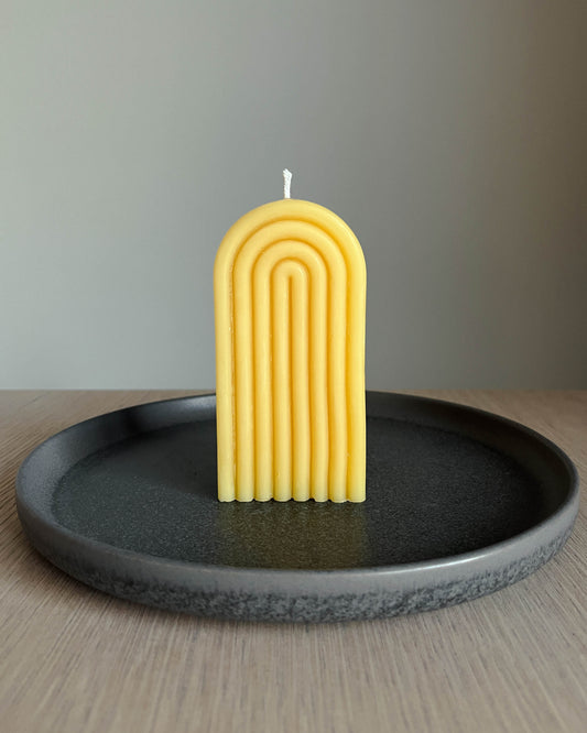 Beeswax Arch Candle