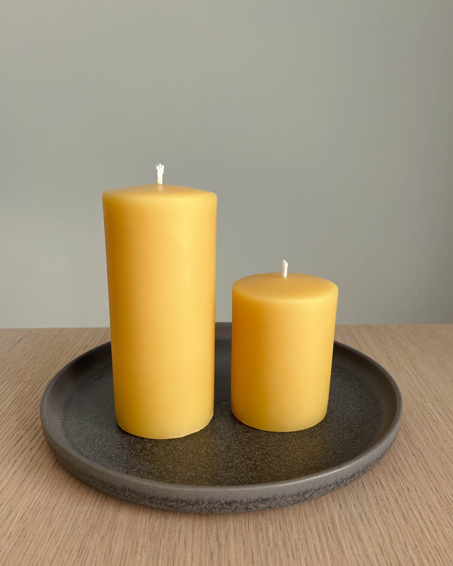 Beeswax Smooth Pillar Candle